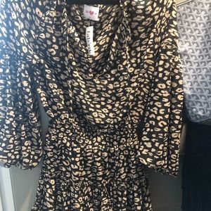 Buddy Love dropwaist cheetah dress
